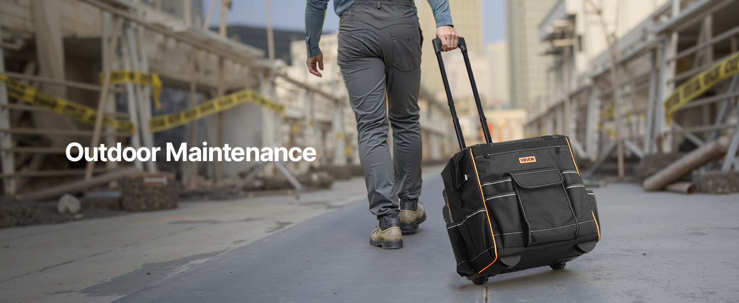 tool backpack with wheels