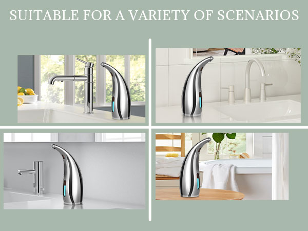 touchless soap dispenser for kitchen sink