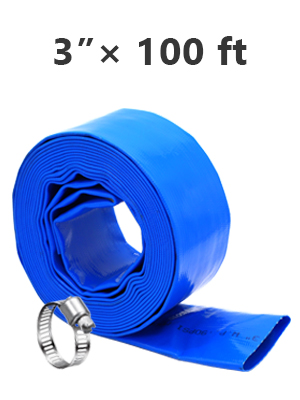3" 100ft pool backwash hose