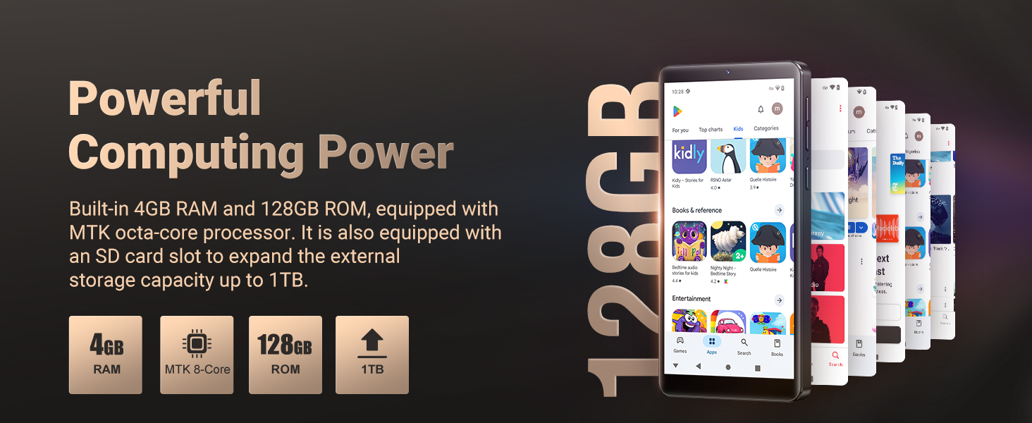 MP3 Player with Bluetooth and WiFi