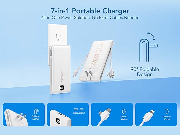 7-in-1 Portable Charger