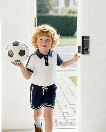 smart door lock with camera