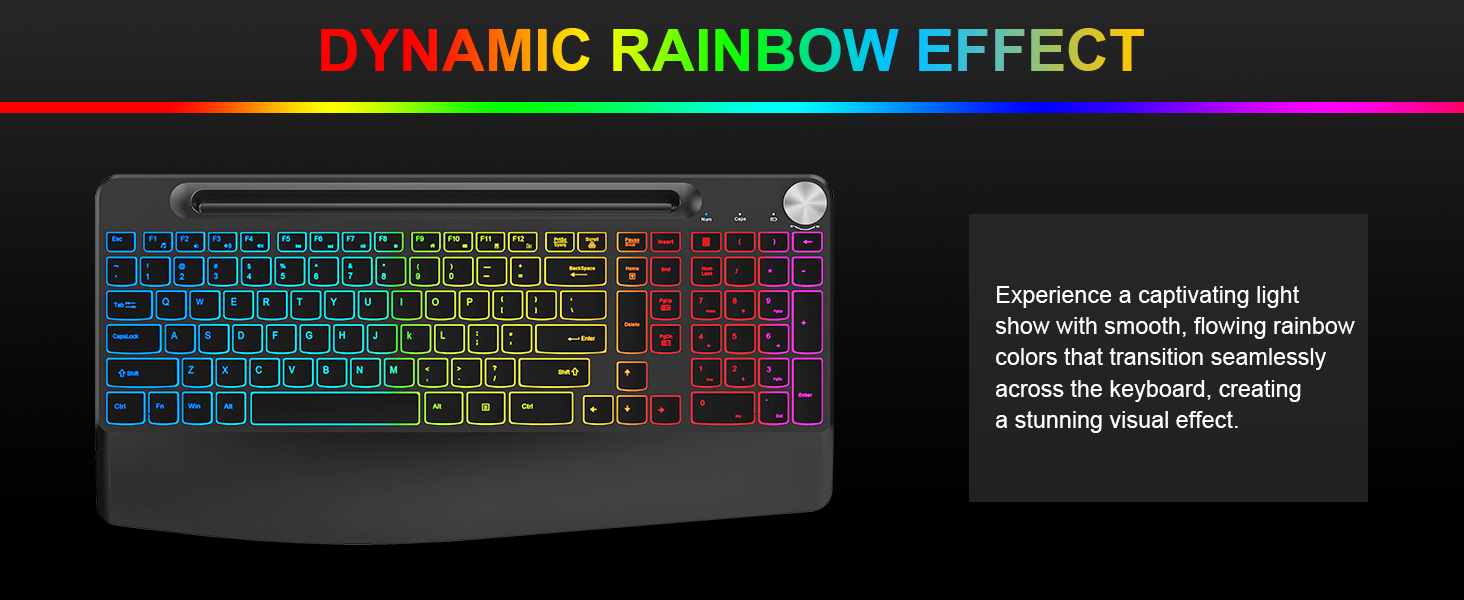 backlit wireless keyboard and mouse