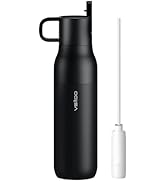 VSITOO 25oz Insulated Water Bottle With Filter for Travel ,316 Stainless Steel, BPA-Free,Reusable...