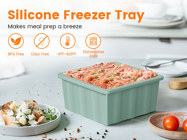silicone freezer tray