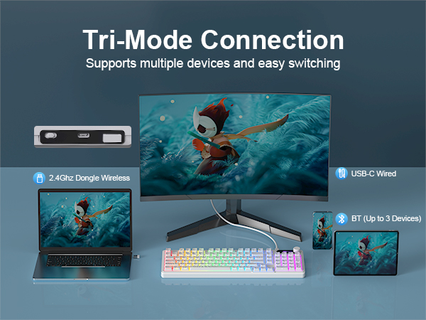 Tri-Mode Connection