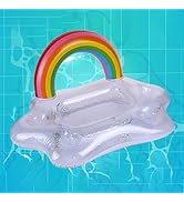 Kleeblatt Large Pool Drink Holder, Inflatable Floating Drink Holder for Pool, Pool Drink Floats f...