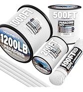 HOKINETY 1200 Paracord Rope - 4.4mm 14 Strand Nylon Parachute Spool para Cord Lanyard for Outdoor...