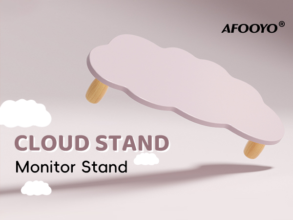 cloud-shaped monitor stand