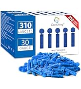CareLiving Lancets for Diabetes Testing - 30 Gauge Diabetic Lancets for Blood Testing and Glucose...