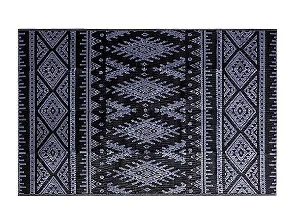 Black &amp;amp; Grey outdoor rug