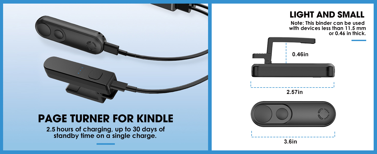Inncarvs RF Remote Control Page Turner