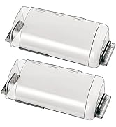 2 Pack Adjustable Air Vent Deflector, 9”-15” Transparent Deflector for Ceiling Registers, Floor, ...