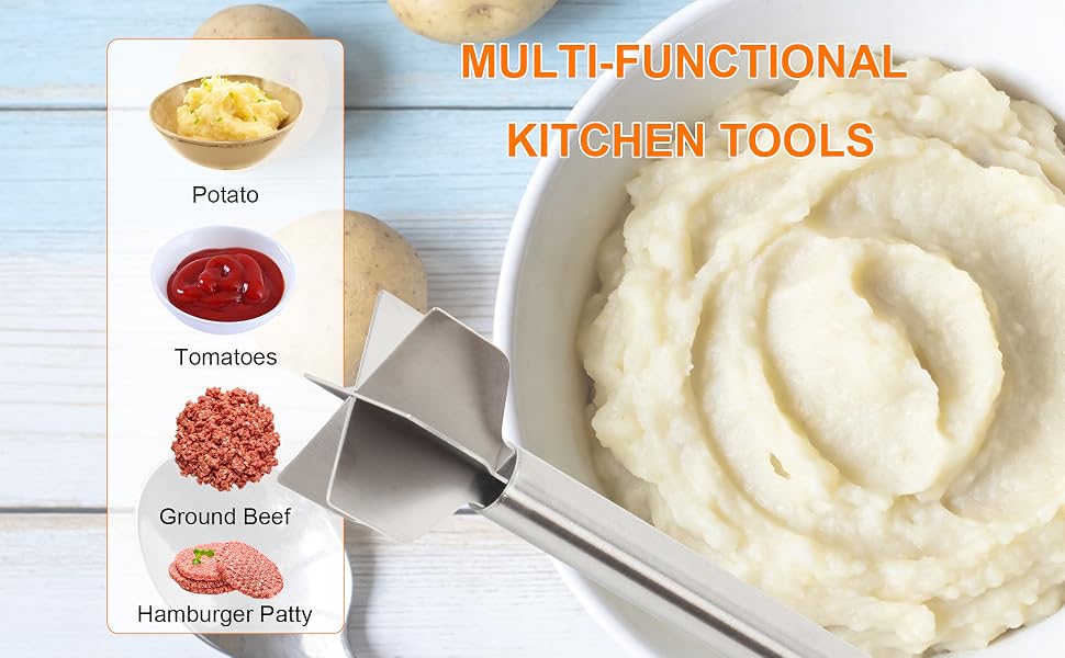 304 Stainless Steel Meat Masher