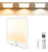 OSIDEN 8.27?? Rechargeable Motion Sensor Ceiling Light with Remote | Wireless Magnetic Closet Lig...