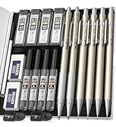 Nicpro Art Mechanical Pencil Set - 0.3, 0.5, 0.7, 0.9mm Pencils, 2mm Lead Holders, Lead Refills, ...