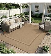 MontVoo-Outdoor Rug-Patio Rug 8x10 ft Polypropylene Indoor Outdoor Rugs Outdoor Carpet for Patio ...