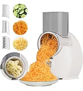 Electric Cheese Grater for Block Cheese,2025 Upgrade Electric Grater for Home Kitchen Use,3 Chang...