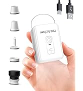 Aoypalp Mini Air Pump, Portable Rechargeable Pump with 1600mAh Battery, 5 Nozzles, Camping Light,...
