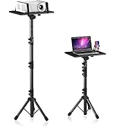 DECOSIS Projector Stand Tripod, Laptop Tripod Stand Adjustable Height from 23.5 to 63.5 inches wi...