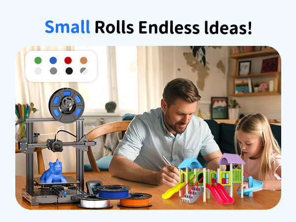 creality 1.75mm 3d printing filament petg 1kg black