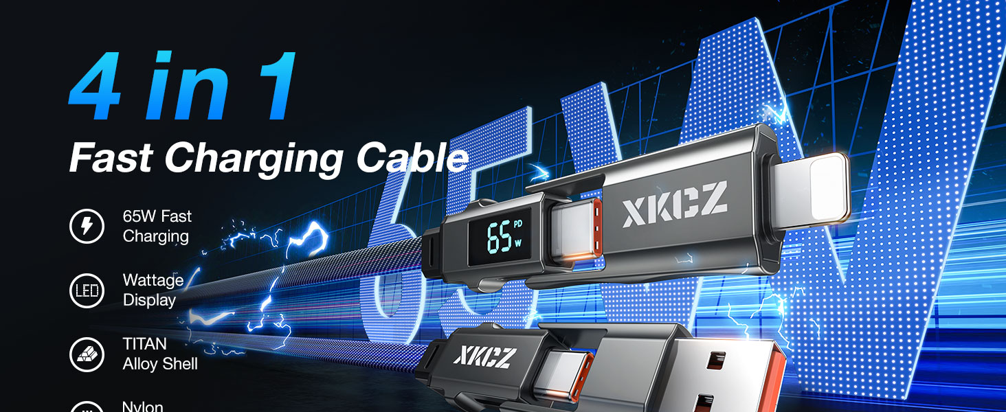 4 in 1 charging cable