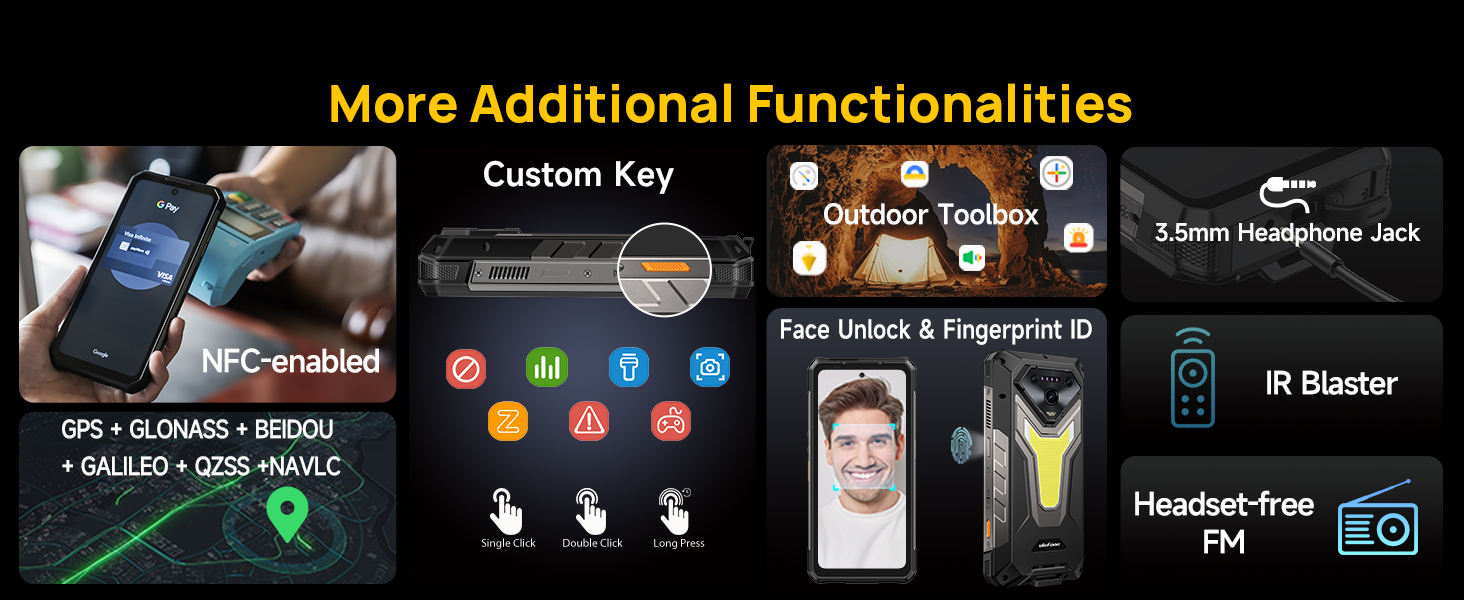 ulefone Armor 34 pro 5g rugged phone unlocked rugged smartphone unlocked waterproof phone tough