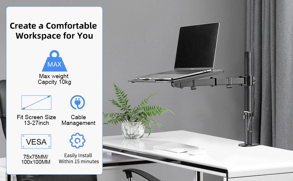 laptop arm mount for desk