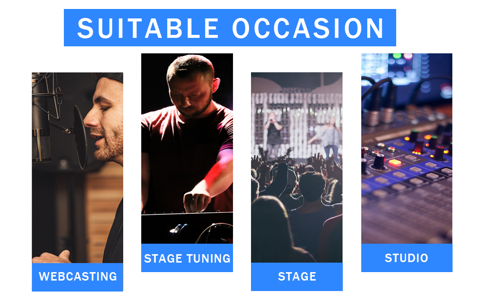 4 Channel Professional Audio Mixer 