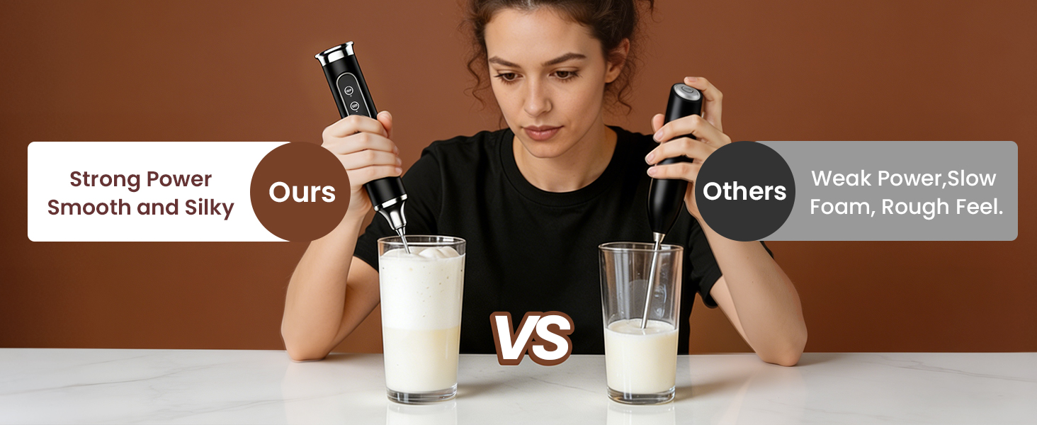Milk Frother Wand for Coffee,