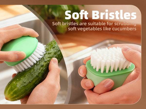 Vegetable Brush Scrubber for Food