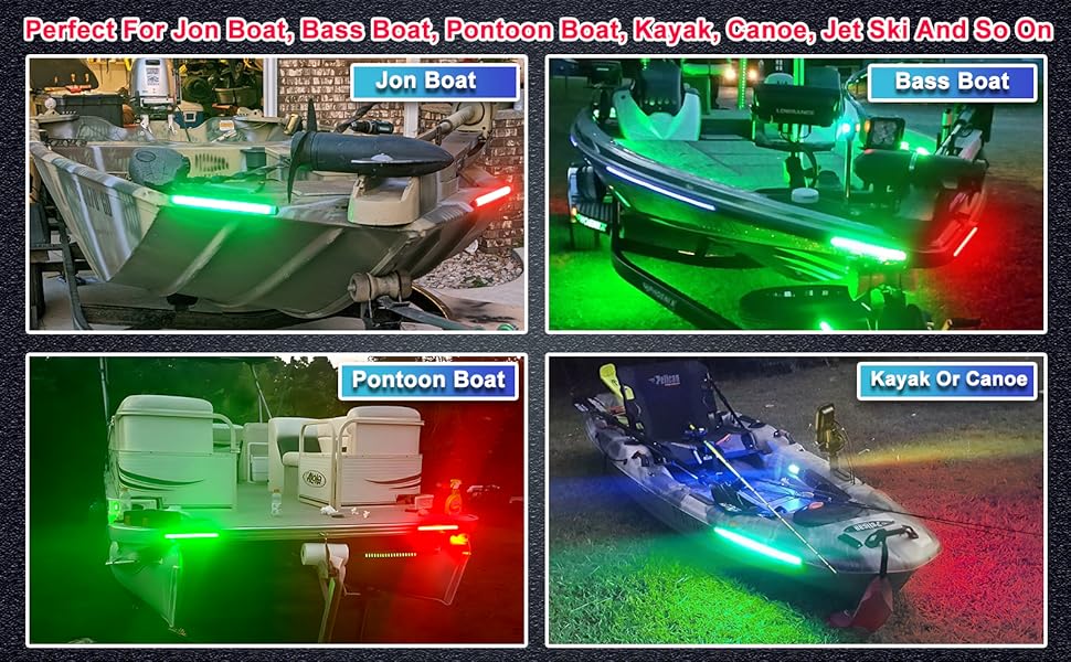 Perfect For Jon Boat, Bass Boat, Pontoon Boat, Kayak Canoe, Jet Ski, Pwc, Seadoo