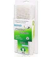 Natural Paper Cotton Swabs 500ct, Double Tips Cotton Buds for Personal Care