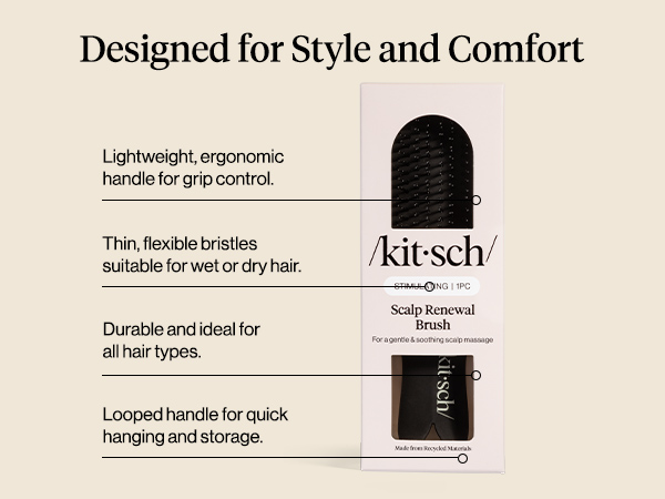 Kitsch Scalp Renewal Brush- Black