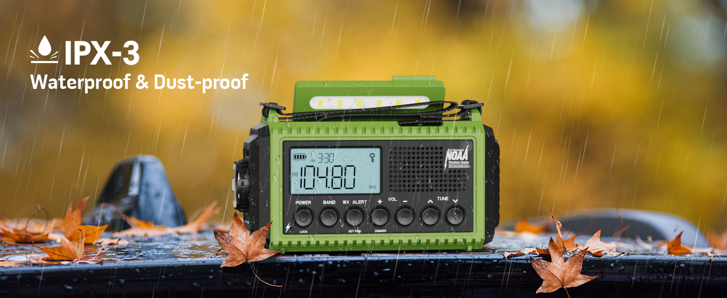 solar hand crank radio