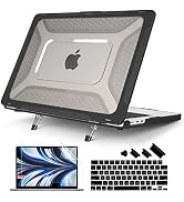 Batianda Case for M2 MacBook Air 13.6 inch 2022 Release A2681 Model,Honeycomb Heavy Duty Protecti...