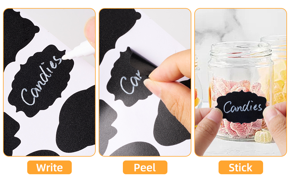 chalkboard labels