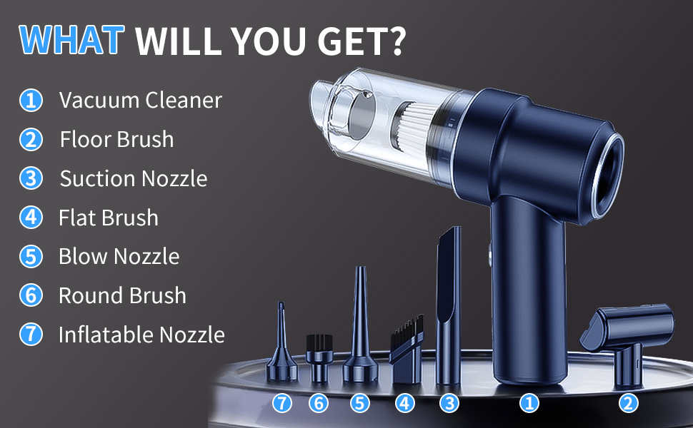 car vacuum portable cordless