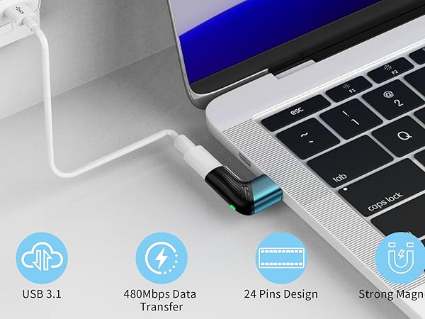USB C Magnetic Adapter 240W