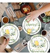 Baby is Brewing Decorations - 142pcs A Baby is Brewing Baby Shower Tableware, Beer Bottle Baby br...