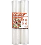 Vacuum Sealer Rolls 2 Pack, 11” x 16’ Vacuum Seal Bags for Food Storage Saver, BPA-Free FoodSaver...