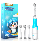 DADA-TECH Toddler Electric Toothbrush Kids Age 1-2-3 Years Old, Baby Electric Toothbrush with LED...