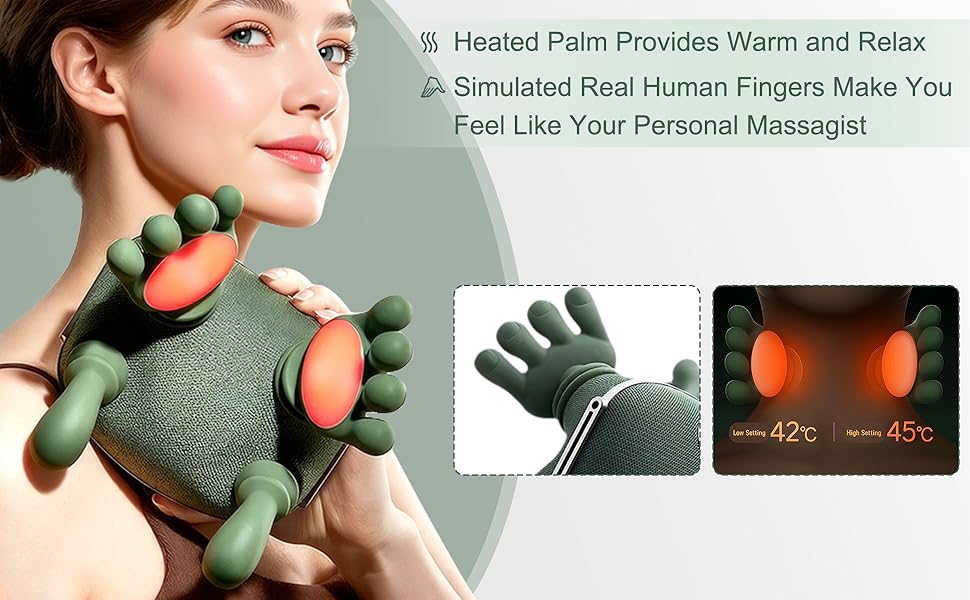 neck massager masajeador de espalda y cuello hand massager siaasoo neck massager shoulder massager