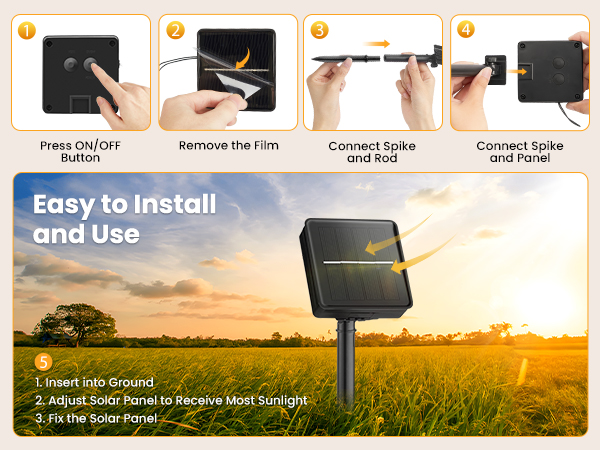 Solar Powered String Lights