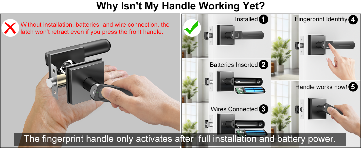 fingerprint door handle