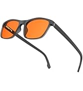 Bloomoak-99% Orange Blue Light Blocking Glasses for Sleep- Anti Fatigue -Suitable for Screens|Game