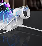 SooPii 8-Port USB-C Charging Station for Multiple Devices, with 1 PD 20W Port Supports Fast Charg...