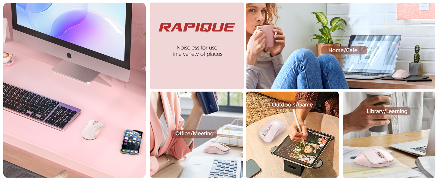 RAPIQUE R09 Bluetooth Wireless Mouse