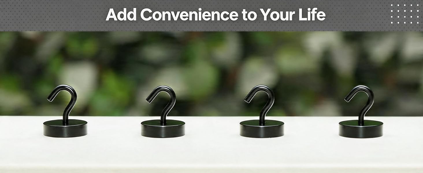 Neosmuk Black Magnetic Hooks