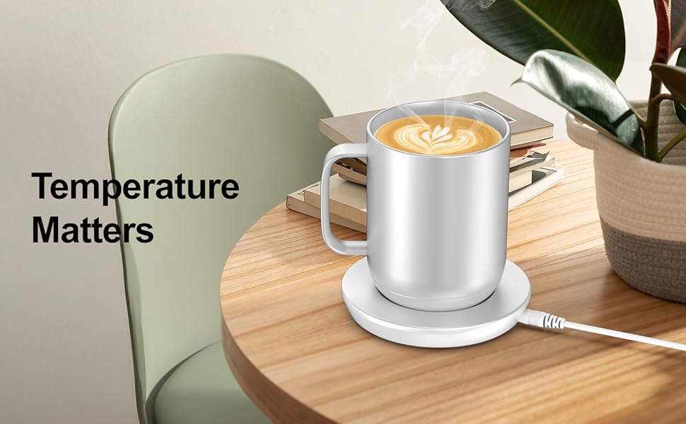 Easily heat your drink to the perfect temperature.